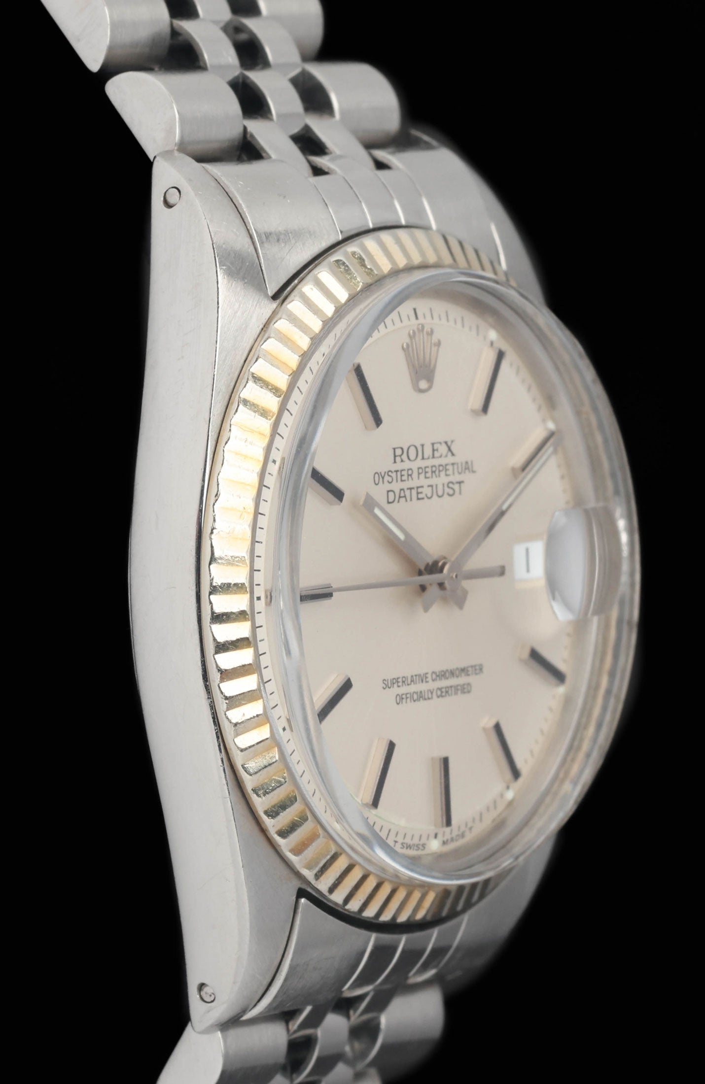 Rolex Datejust 1601 36mm Pie Pan Dial 1966 Watch and Papers | Crown Vintage Watches