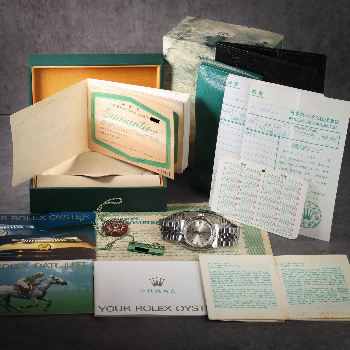 Preowned vintage Rolex Datejust 1601 36mm Pie Pan Dial 1971 Box and Papers | Crown Vintage Watches