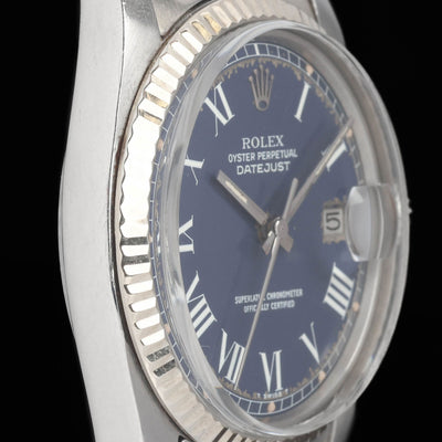 Preowned vintage Rolex Datejust 1601 'Buckley Dial' 36mm 1976 | Crown Vintage Watches