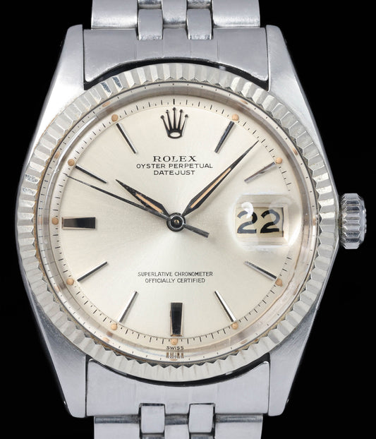 Pre-owned vintage Rolex Datejust 1601 'Dauphine Hands' 36MM 1963 | Crown Vintage Watches