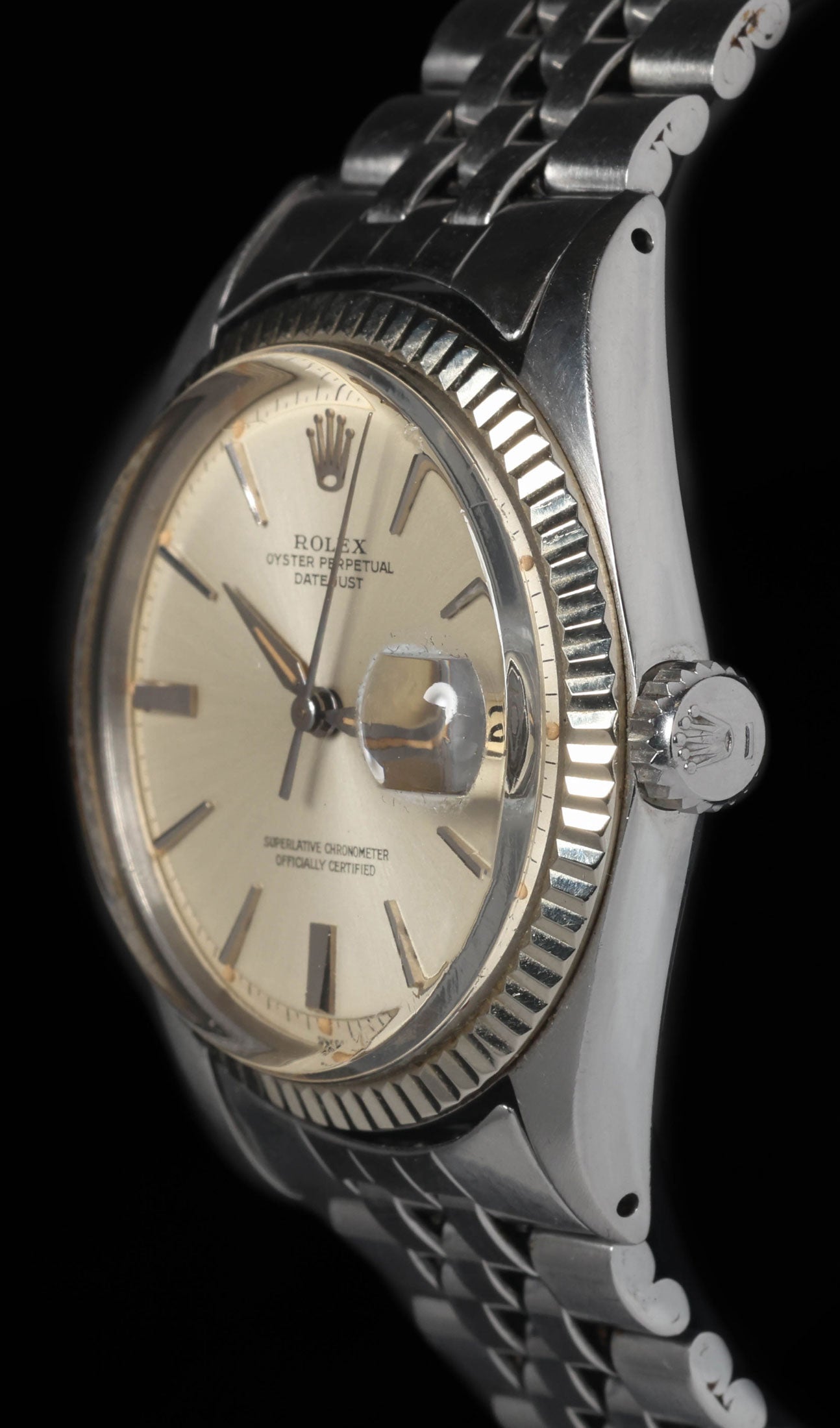 Pre-owned vintage Rolex Datejust 1601 'Dauphine Hands' 36MM 1963 | Crown Vintage Watches