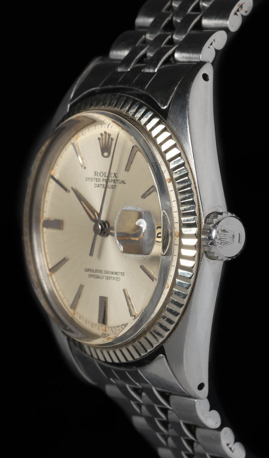 Pre-owned vintage Rolex Datejust 1601 'Dauphine Hands' 36MM 1963 | Crown Vintage Watches
