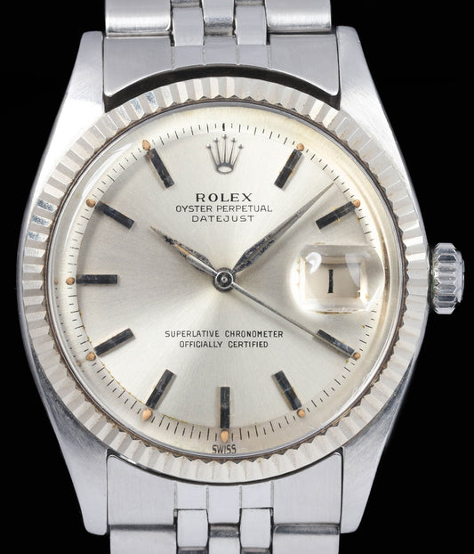 Pre-owned vintage Rolex Datejust 1601 'Dauphine Hands' 36mm 1962 | Crown Vintage Watches