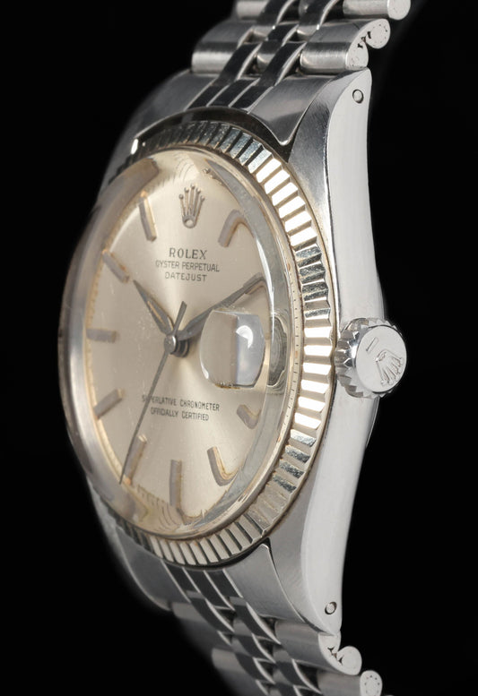 Pre-owned vintage Rolex Datejust 1601 'Dauphine Hands' 36mm 1962 | Crown Vintage Watches