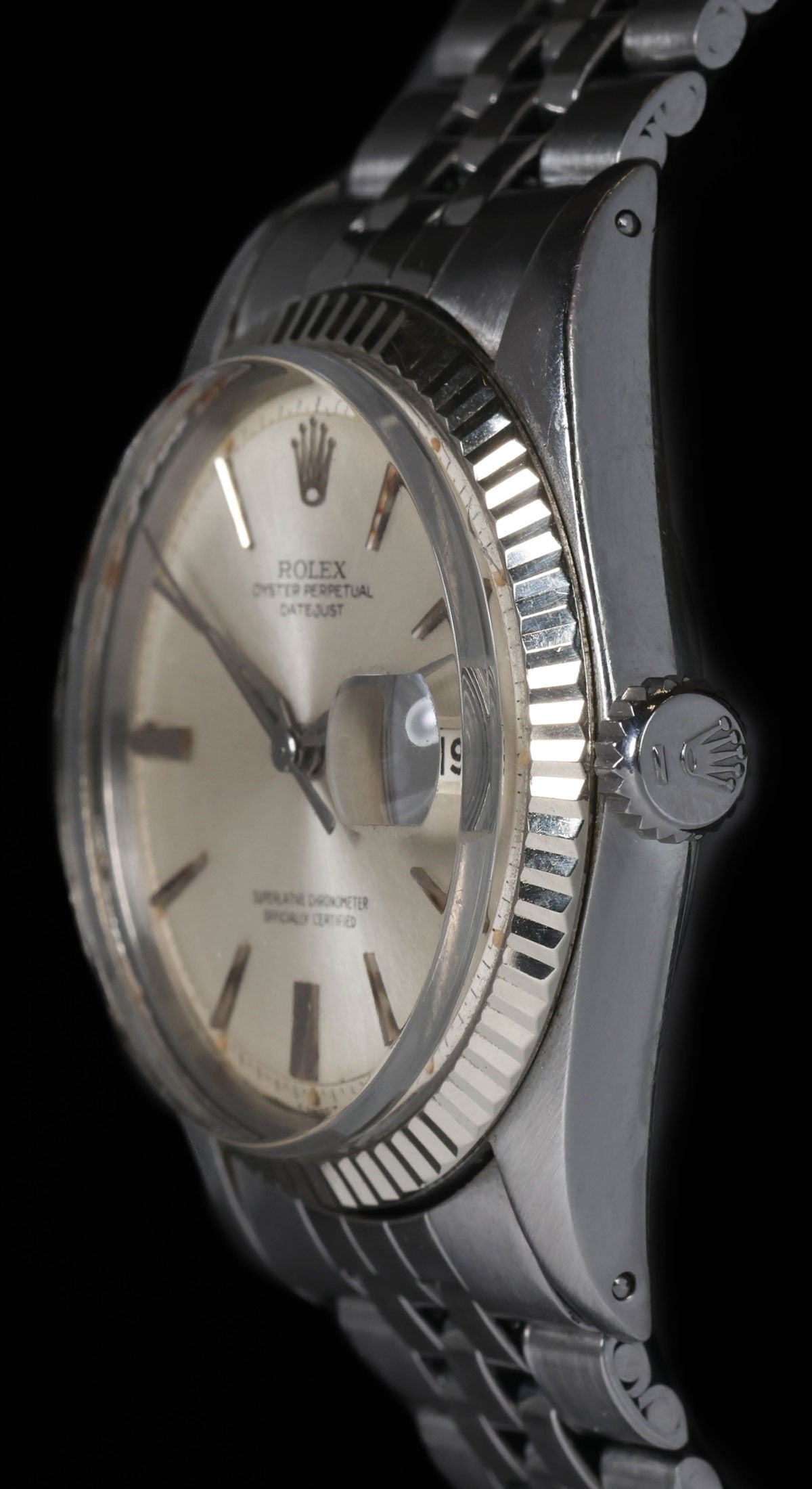 Pre-owned vintage Rolex Datejust 1601 'Dauphine hands' 36mm 1966 | Crown Vintage Watches