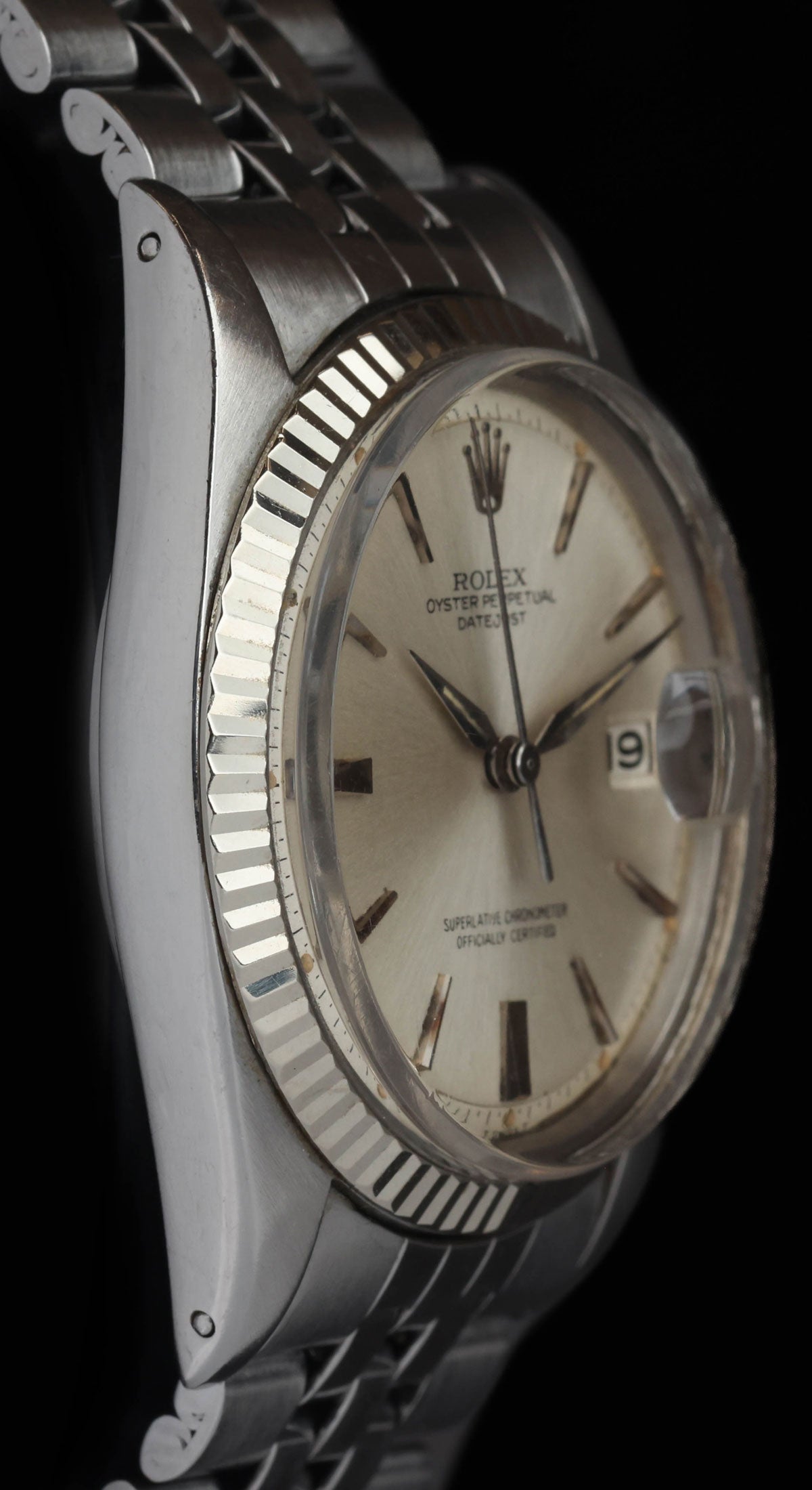 Pre-owned vintage Rolex Datejust 1601 'Dauphine hands' 36mm 1966 | Crown Vintage Watches