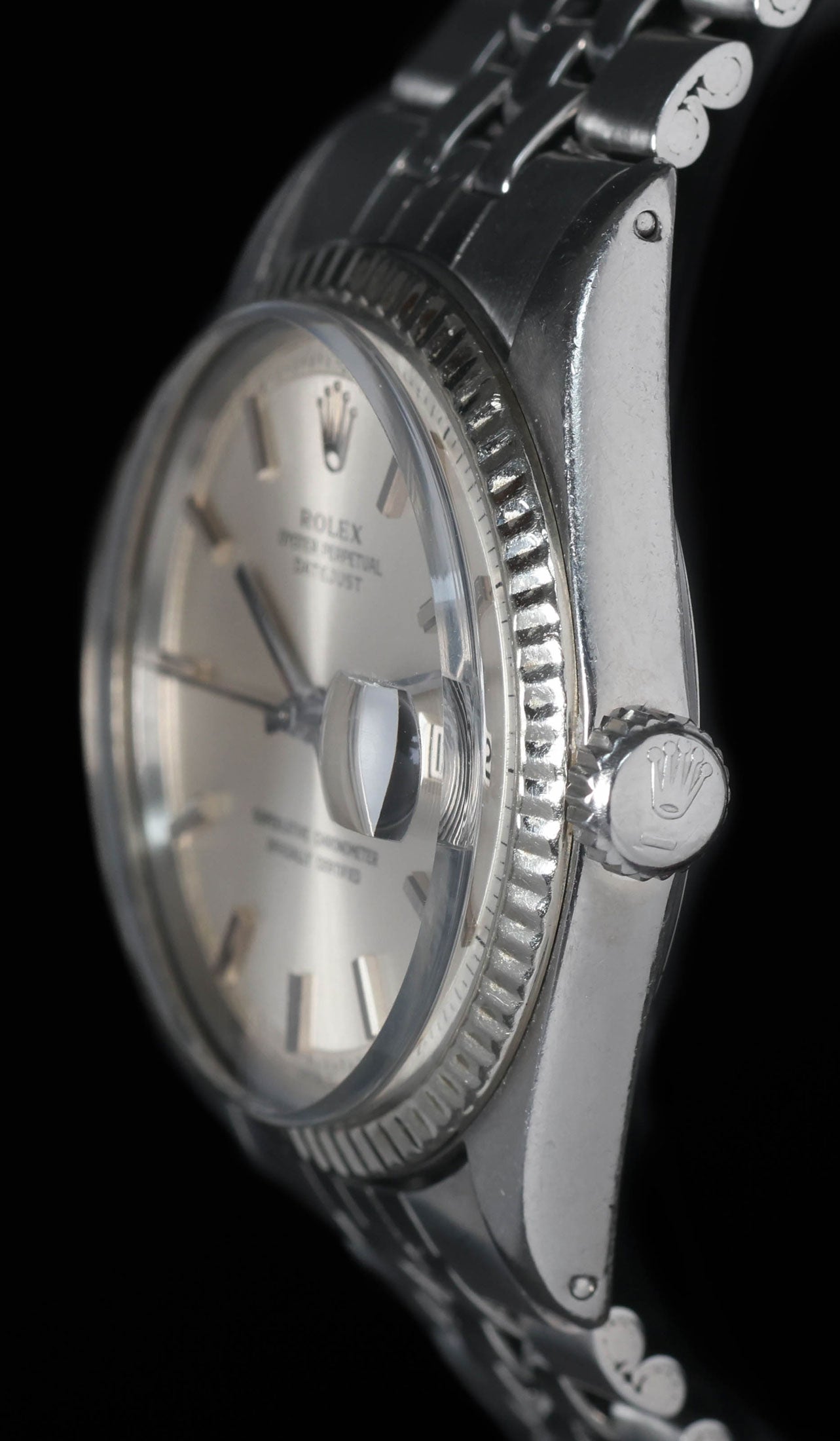 Pre-owned vintage Rolex Datejust 1601 'Non-Lume' 36MM 1972 | Crown Vintage Watches