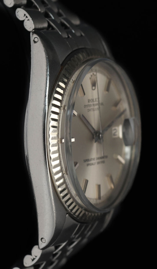Pre-owned vintage Rolex Datejust 1601 'Non-Lume' 36MM 1972 | Crown Vintage Watches