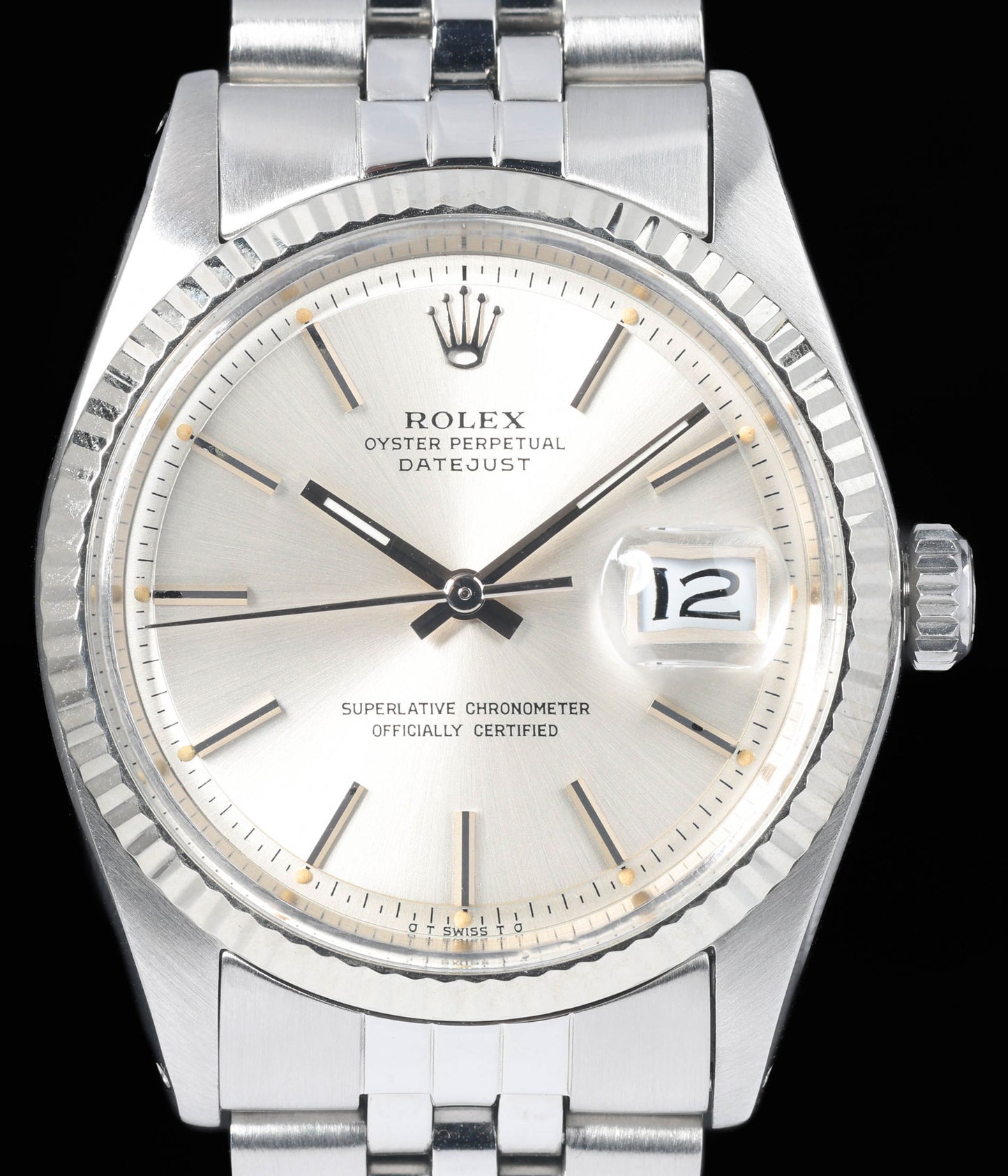 Preowned vintage Rolex Datejust 1601 Sigma Dial 36mm 1977 | Crown Vintage Watches
