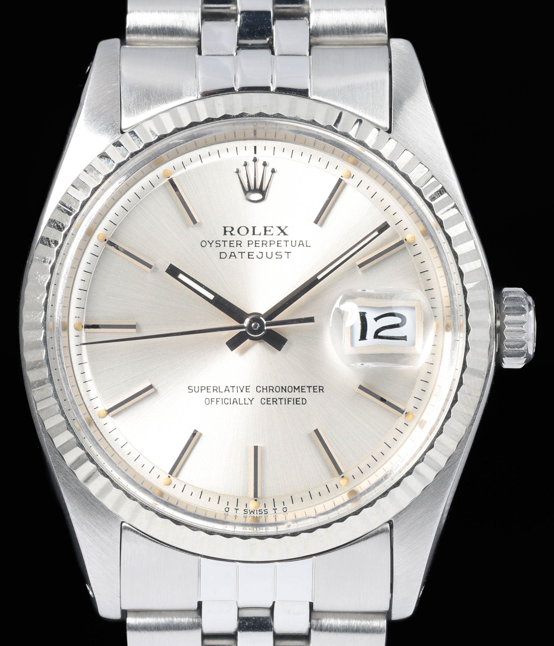 Preowned vintage Rolex Datejust 1601 Sigma Dial 36mm 1977 | Crown Vintage Watches