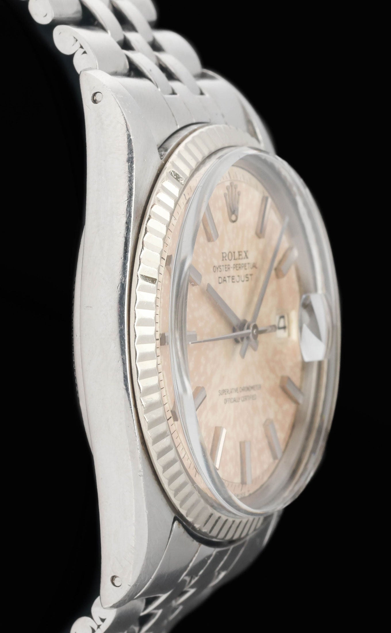 Preowned vintage Rolex Datejust 1601 'Tropical Orange' 36mm 1970s | Crown Vintage Watches