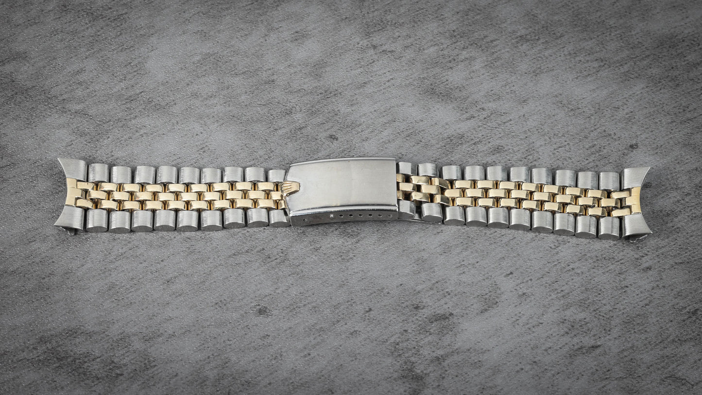 Preowned vintage Rolex Datejust 1601 Two Tone Linen Dial 36mm 1978 | Crown Vintage Watches