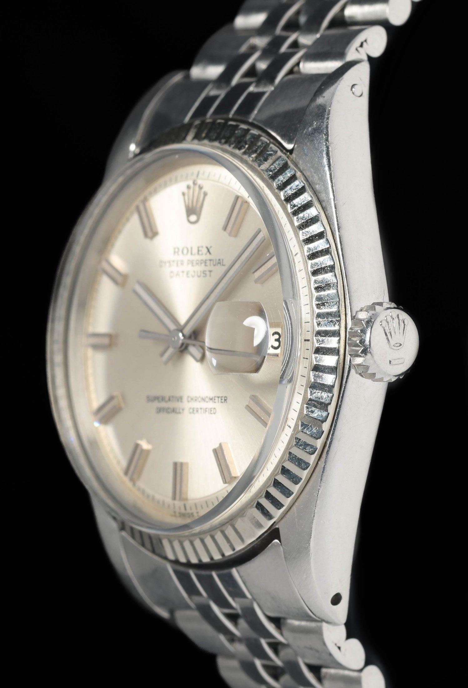 Preowned vintage Rolex Datejust 1601 'Wide-Boy' 36mm 1968 | Crown Vintage Watches