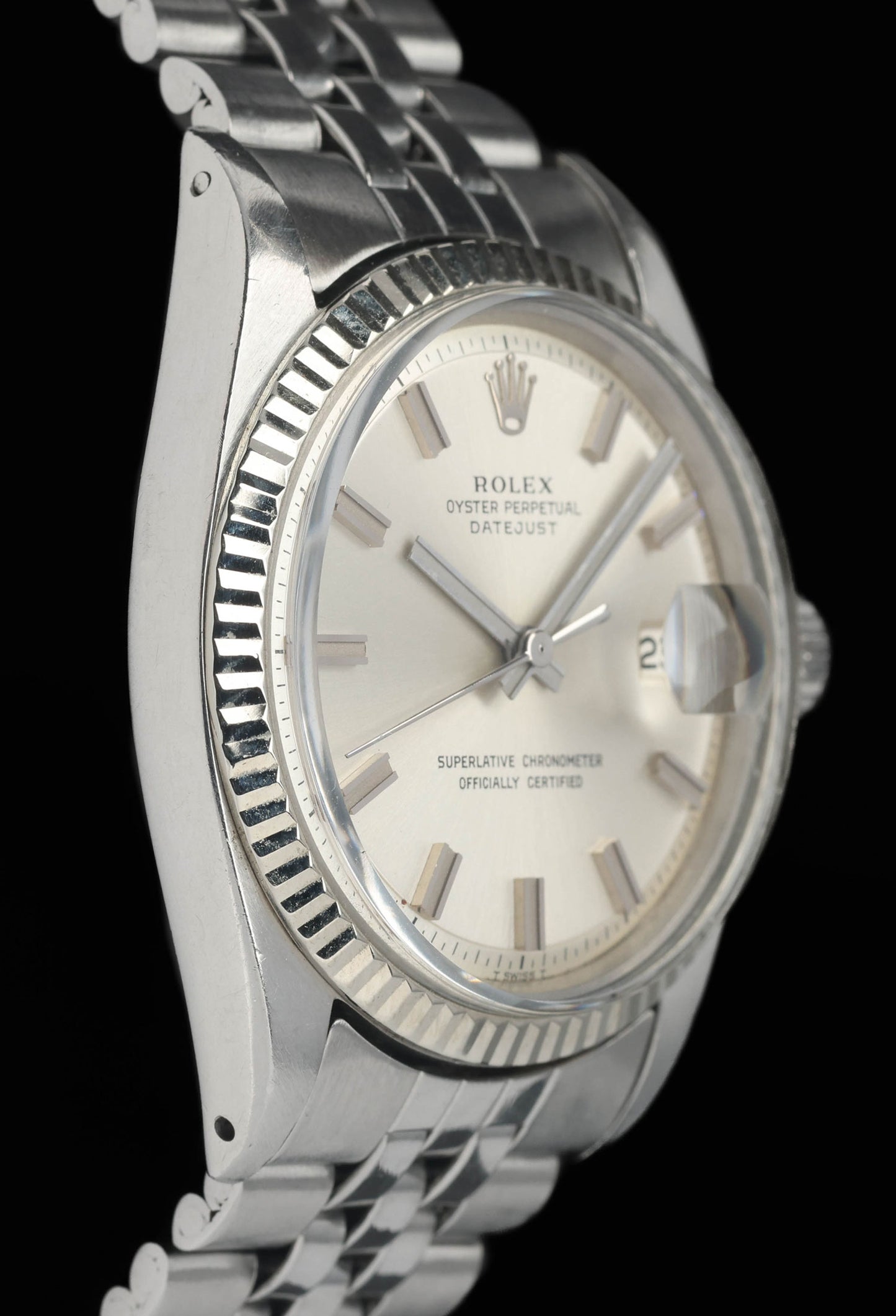 Preowned vintage Rolex Datejust 1601 'Wide-Boy' 36mm 1968 | Crown Vintage Watches