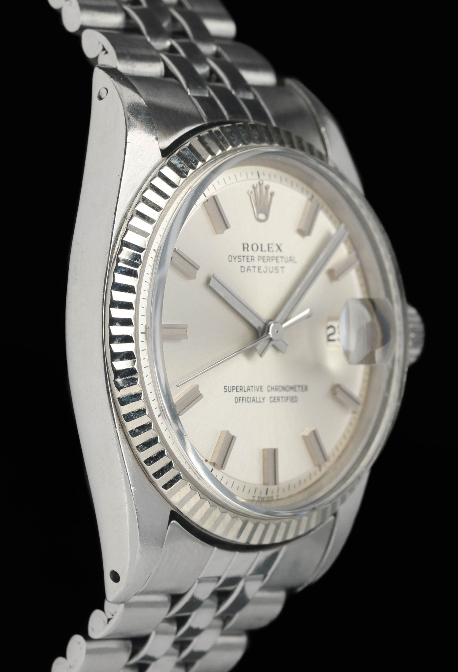 Preowned vintage Rolex Datejust 1601 'Wide-Boy' 36mm 1968 | Crown Vintage Watches