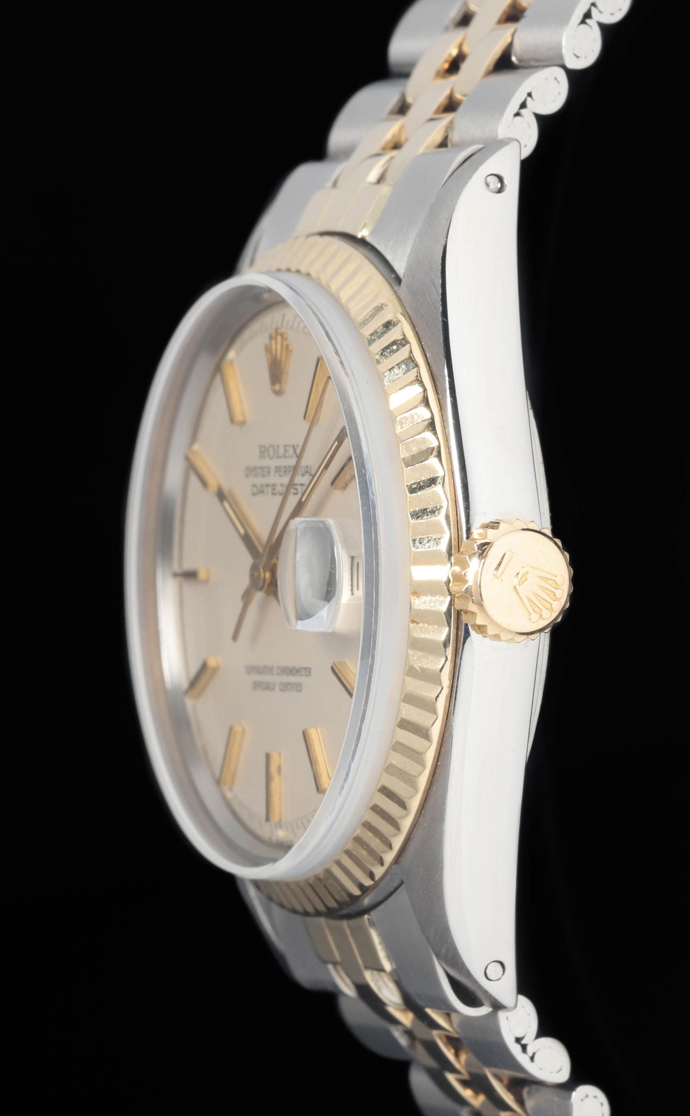 Preowned vintage Rolex Datejust 1601 White Dial 36mm 1972 | Crown Vintage Watches