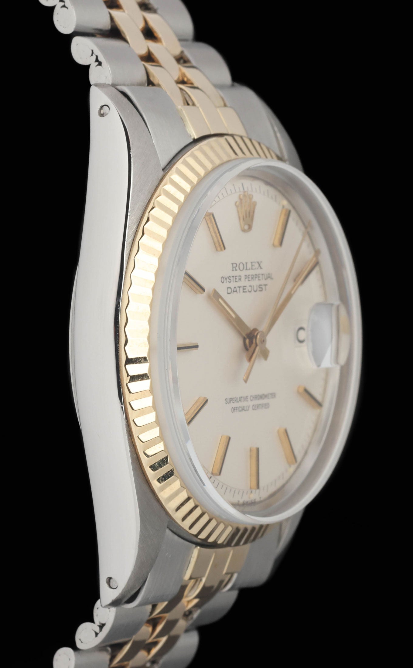 Preowned vintage Rolex Datejust 1601 White Dial 36mm 1972 | Crown Vintage Watches