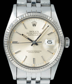 Rolex Datejust 16014 'Silver Dial'  36MM 1984 Papers