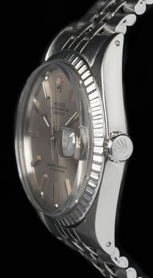 Pre-owned vintage Rolex Datejust 1603 ‘Grey’ Dial 36mm 1971 | Crown Vintage Watches