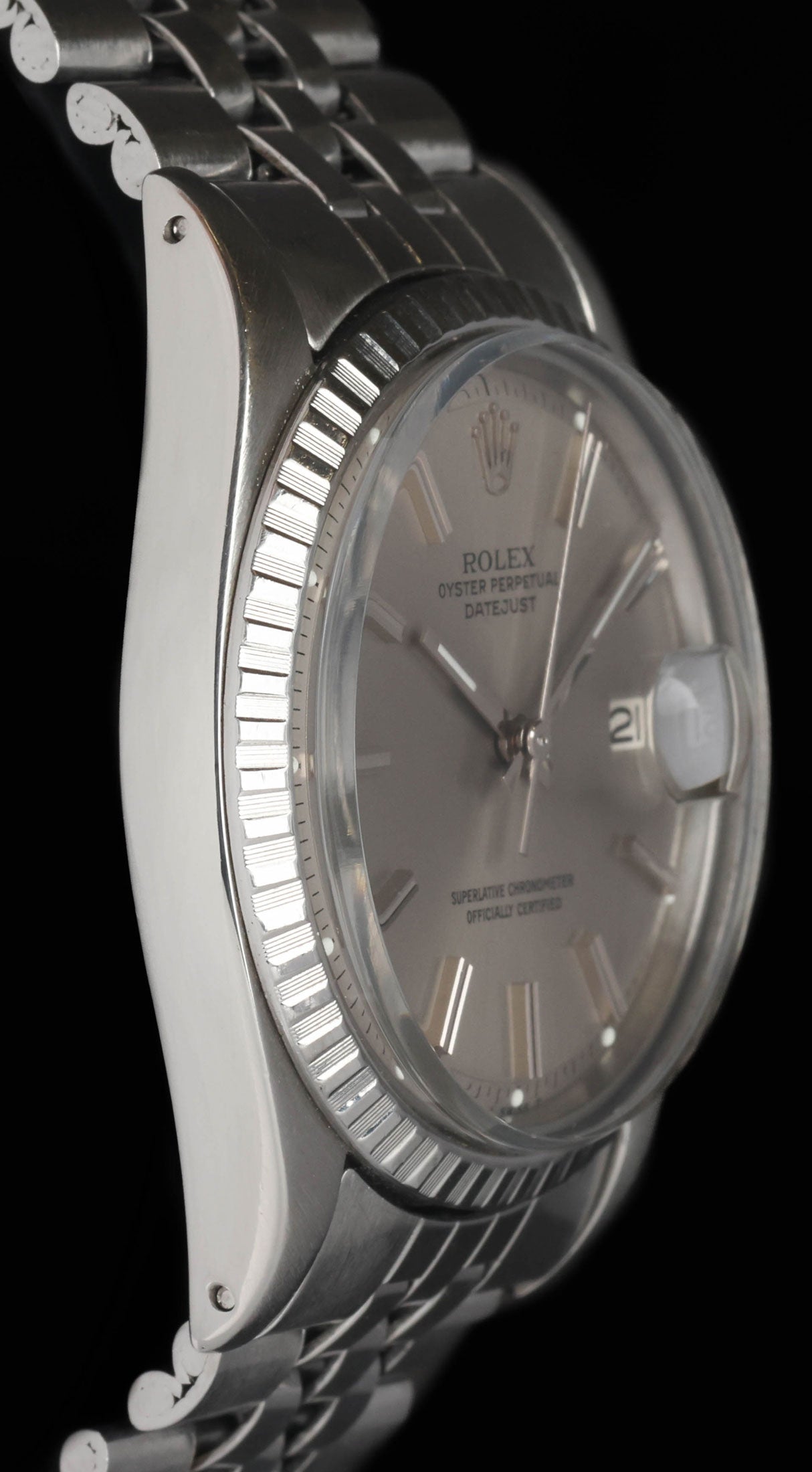 Pre-owned vintage Rolex Datejust 1603 ‘Grey’ Dial 36mm 1971 | Crown Vintage Watches