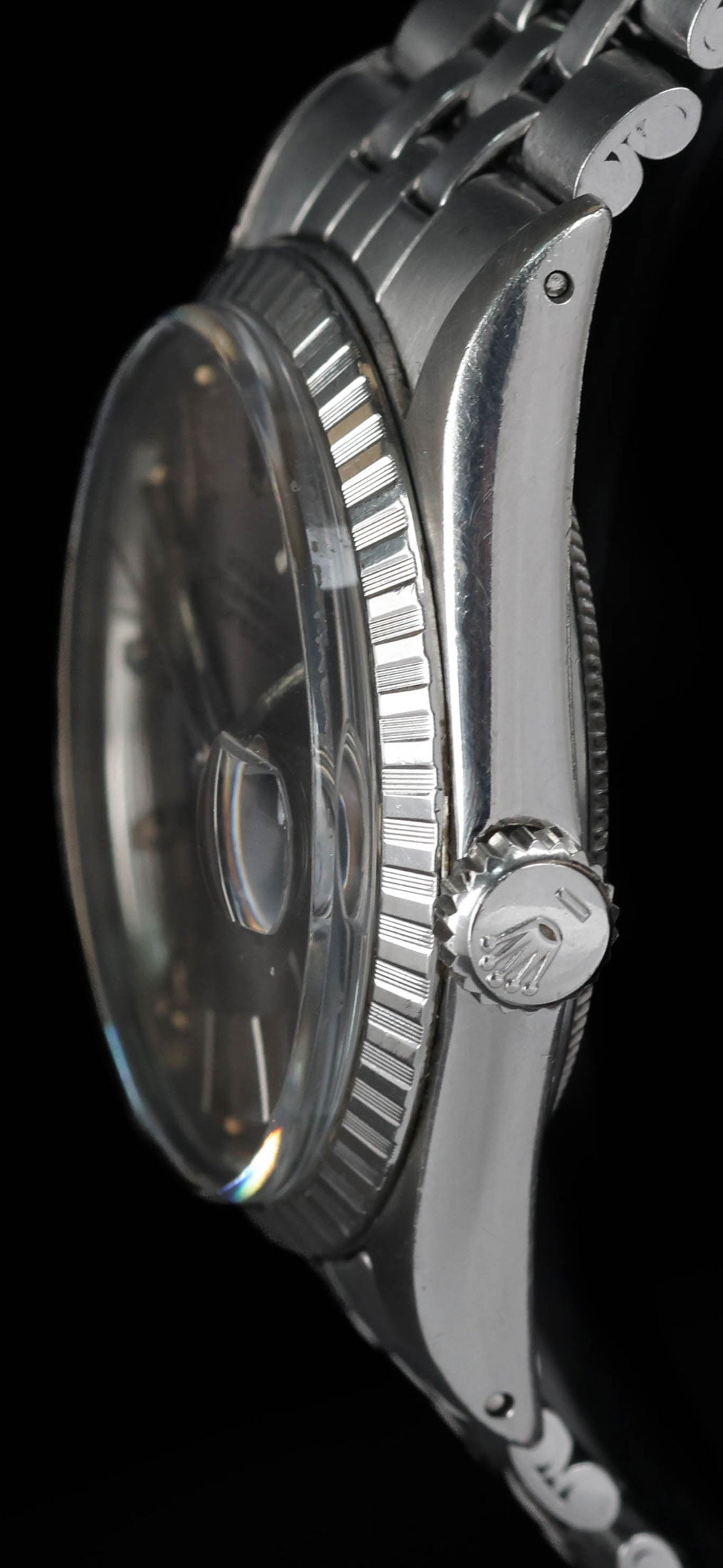 Pre-owned vintage Rolex Datejust 1603 'Grey dial' 36mm Circa 1970s | Crown Vintage Watches