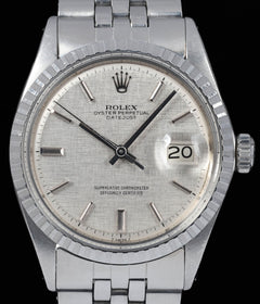 Rolex Datejust 1603 'Linen-dial' 36mm 1973