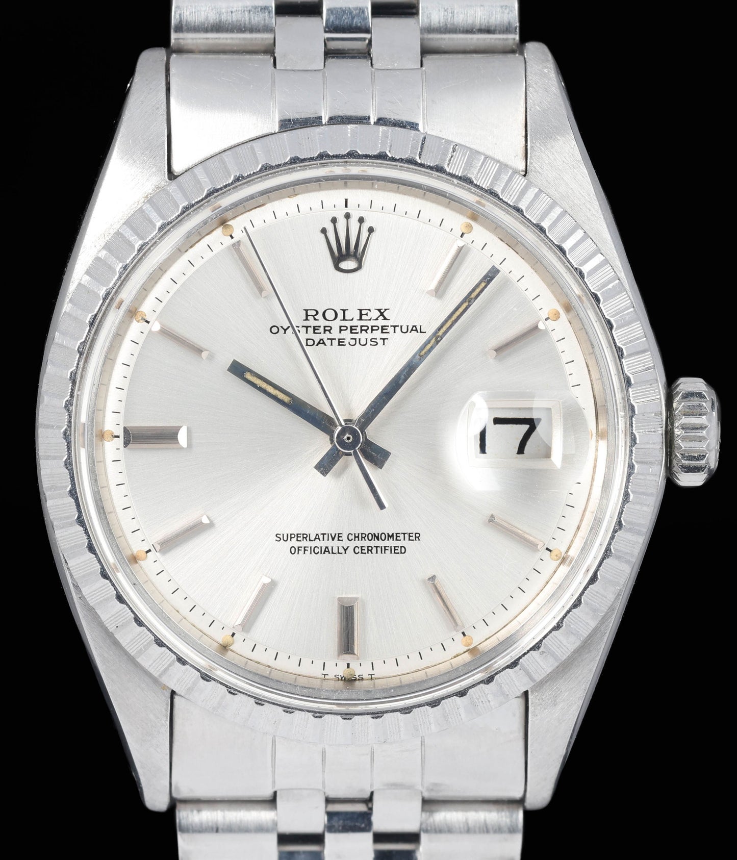 Preowned vintage Rolex Datejust 1603 'Pie Pan' 36MM 1971 | Crown Vintage Watches