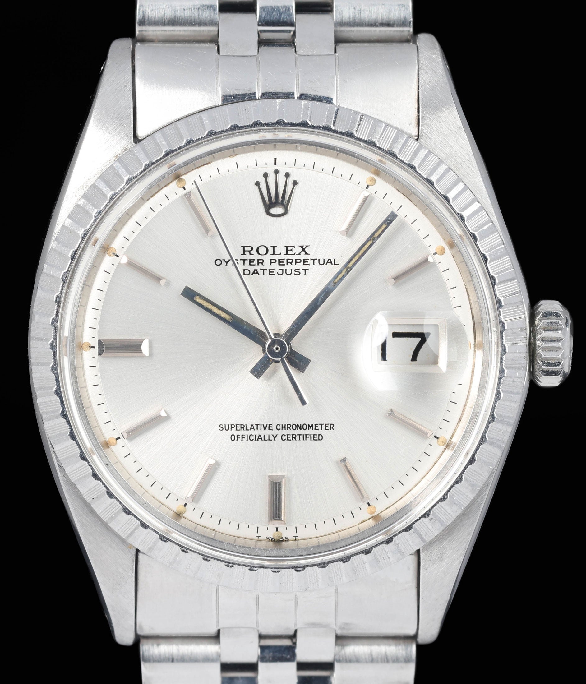 Preowned vintage Rolex Datejust 1603 'Pie Pan' 36MM 1971 | Crown Vintage Watches