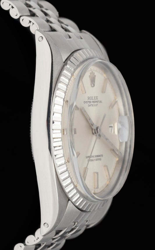 Preowned vintage Rolex Datejust 1603 'Pie Pan' 36MM 1971 | Crown Vintage Watches