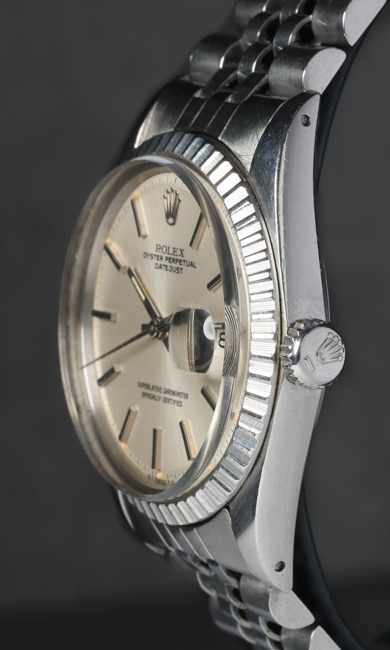 Pre-owned vintage Rolex Datejust 1603 'Sigma Dial' 36MM 1975 | Crown Vintage Watches