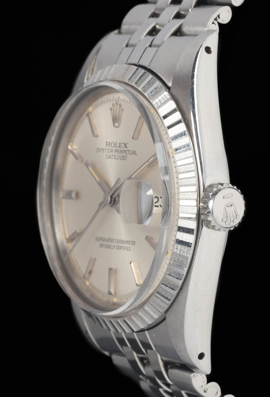 Preowned vintage Rolex Datejust 1603 'Sigma Dial' 36MM 1975 Box & Papers | Crown Vintage Watches