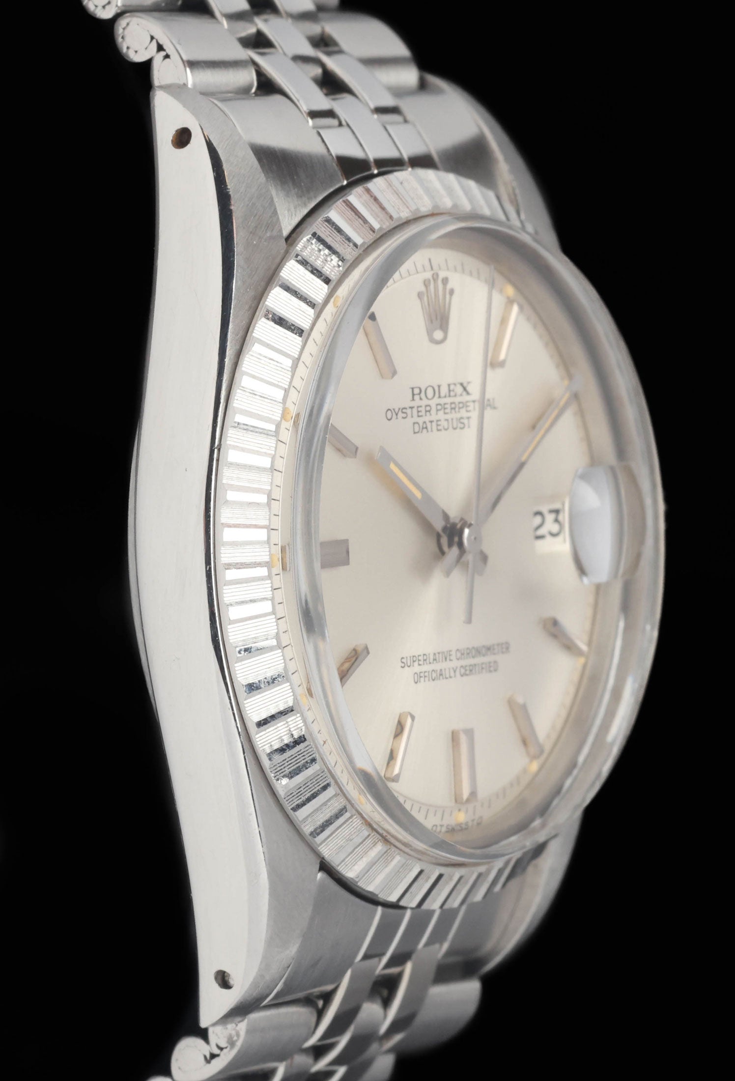 Preowned vintage Rolex Datejust 1603 'Sigma Dial' 36MM 1975 Box & Papers | Crown Vintage Watches