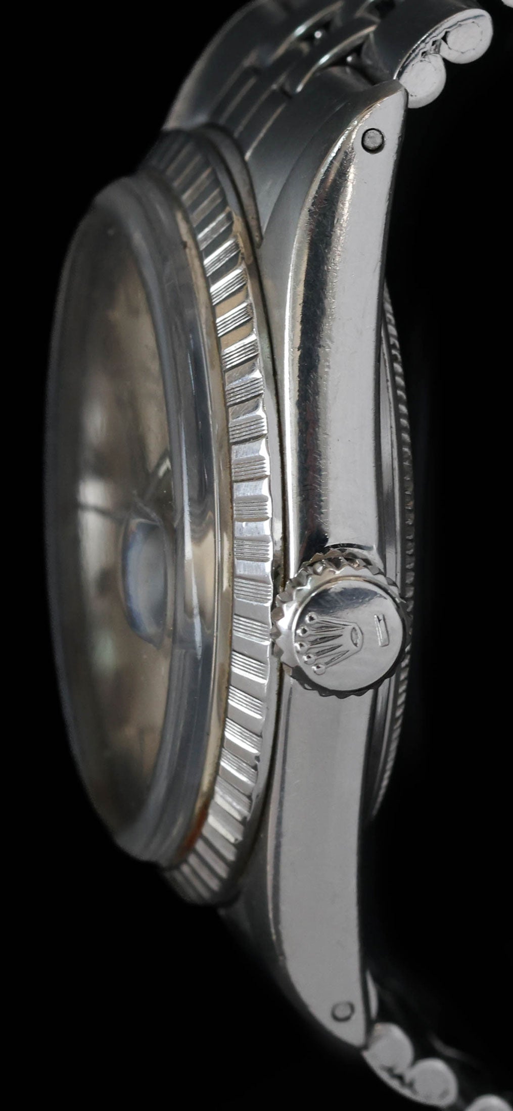 Pre-owned vintage Rolex Datejust 1603 'Wide Boy' 36mm 1970  | Crown Vintage Watches