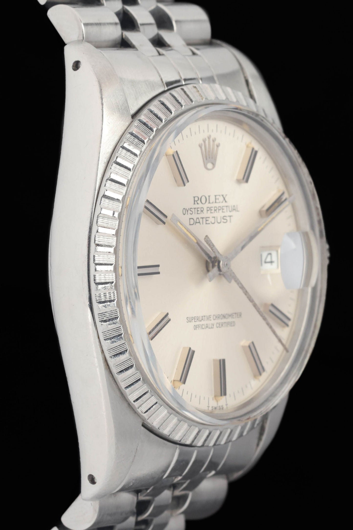 Preowned vintage Rolex Datejust 16030 'Silver Dial' 36mm 1982 Box & Papers | Crown Vintage Watches
