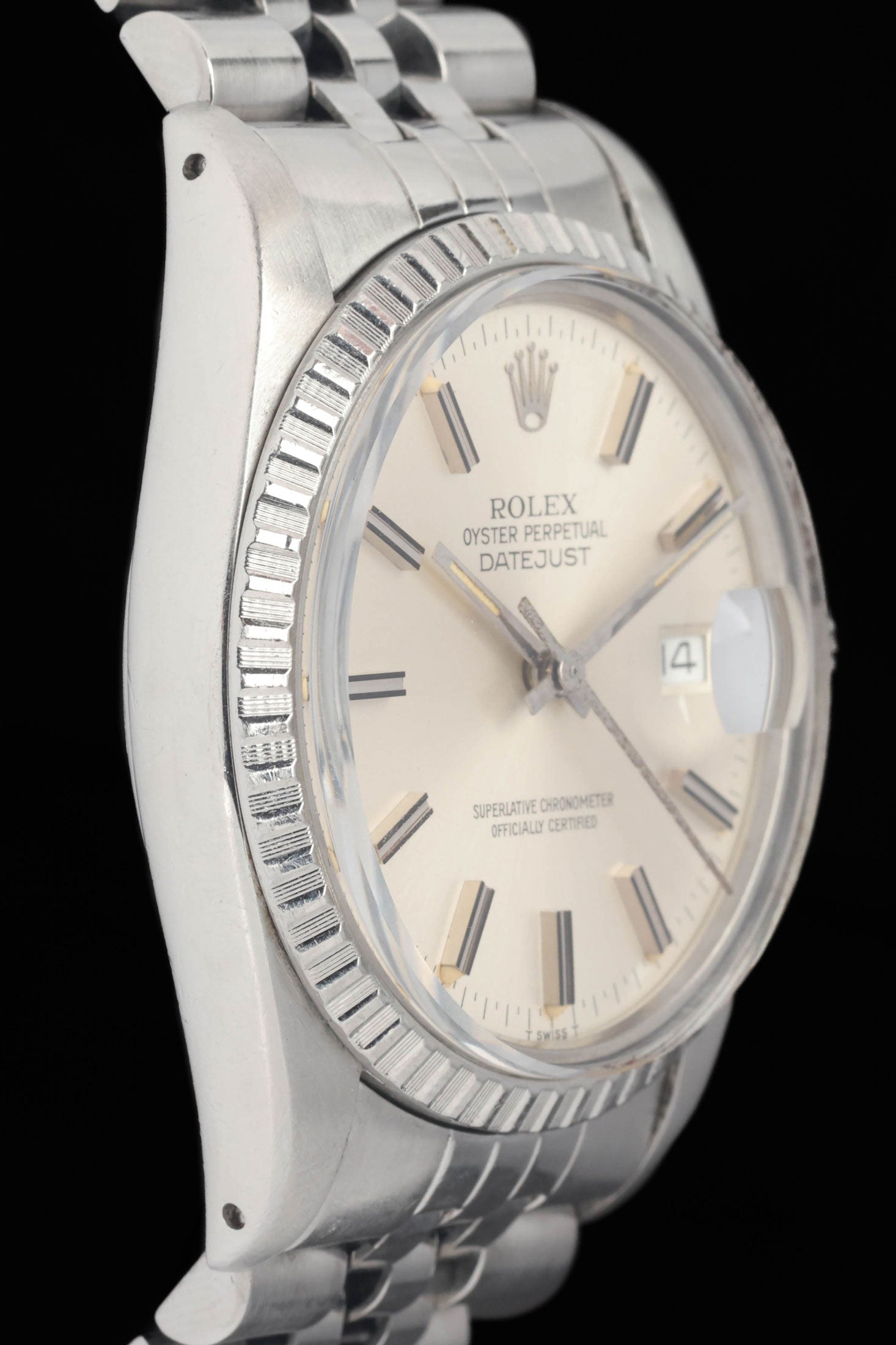 Preowned vintage Rolex Datejust 16030 'Silver Dial' 36mm 1982 Box & Papers | Crown Vintage Watches