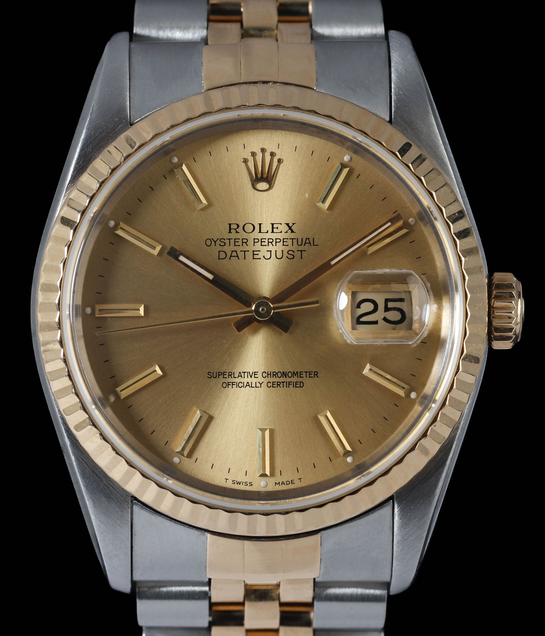 Pre-owned vintage Rolex Datejust 16233 36MM 1993 | Crown Vintage Watches