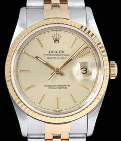 Rolex Datejust 16233 Champagne Dial 36MM 1993