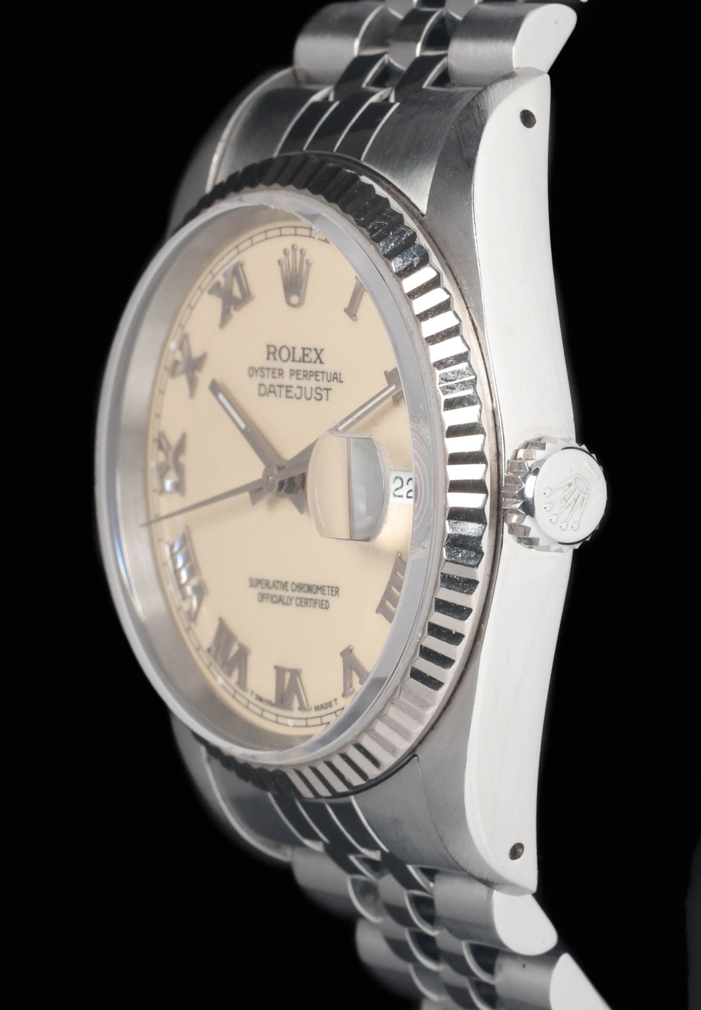 Preowned vintage Rolex Datejust 16234 'Panna Dial' 36mm 1990 | Crown Vintage Watches