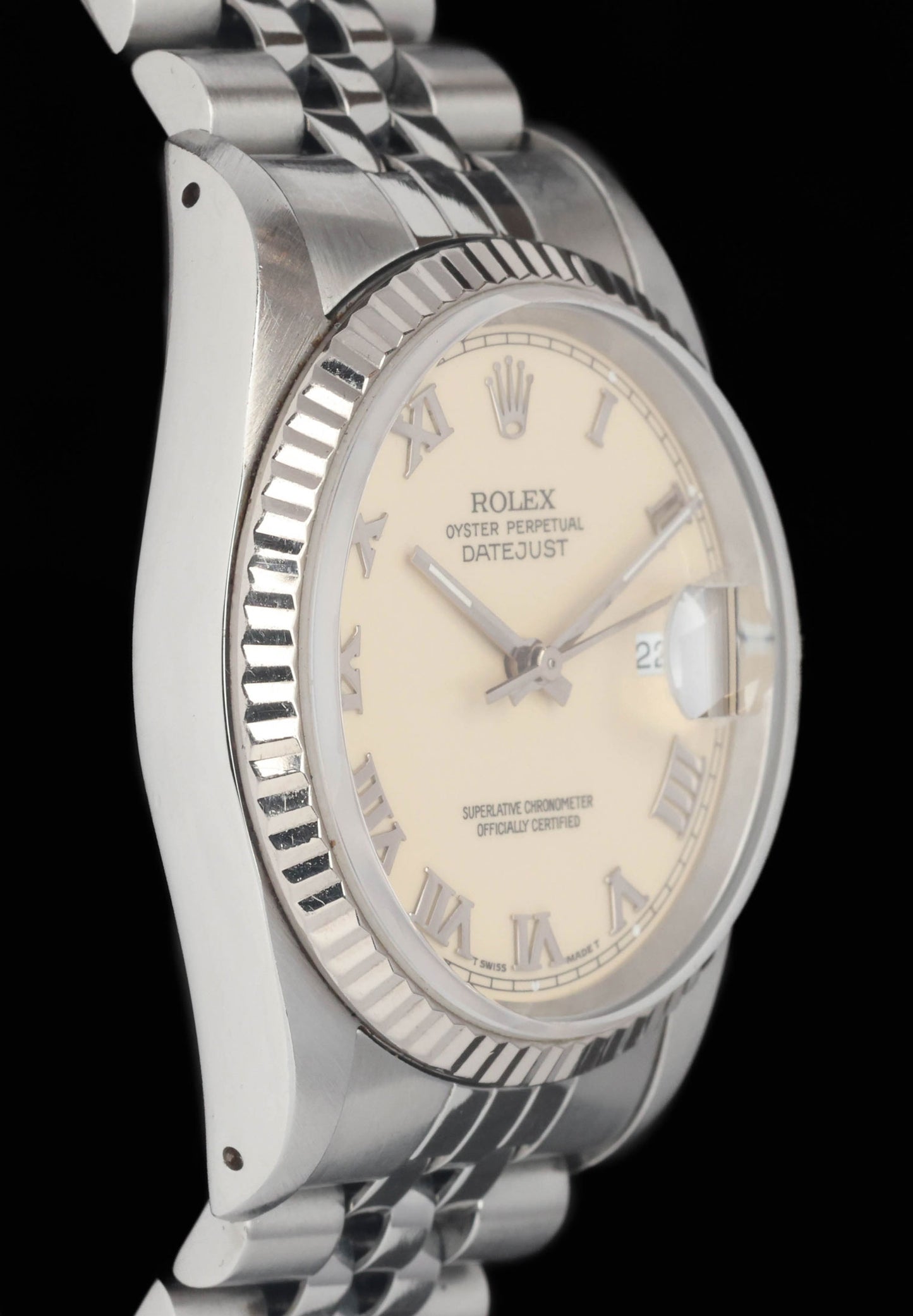 Preowned vintage Rolex Datejust 16234 'Panna Dial' 36mm 1990 | Crown Vintage Watches