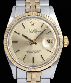 Rolex Datejust 36MM 1601 Champagne ‘Sigma Dial’ 1970s
