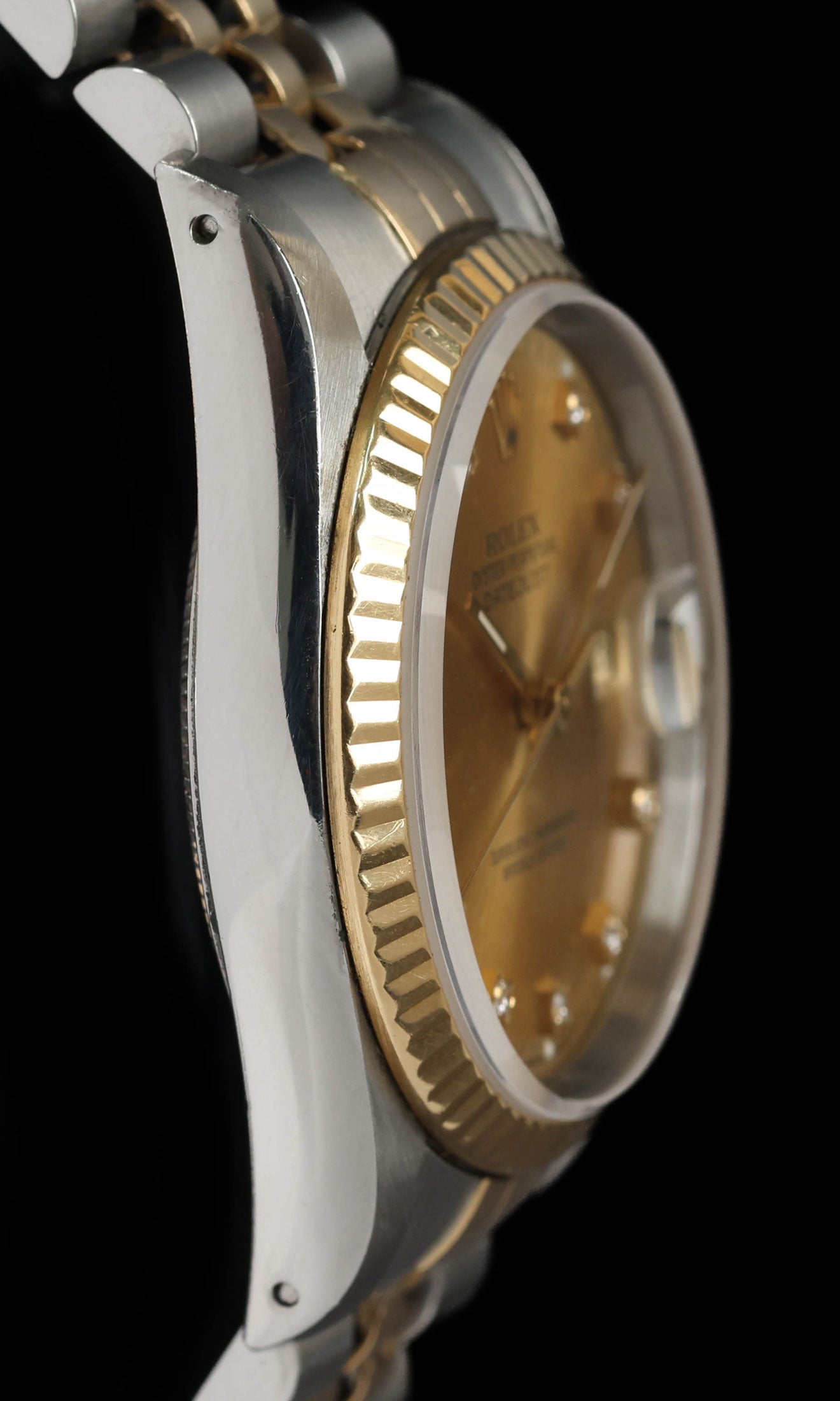 Pre-owned vintage Rolex Datejust 36MM Diamond Dial 16233G 1991 | Crown Vintage Watches