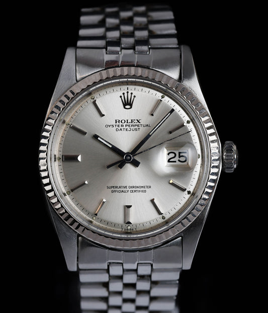 Rolex Datejust 36MM Pie Pan Dial 1601 1966 | Crown Vintage Watches