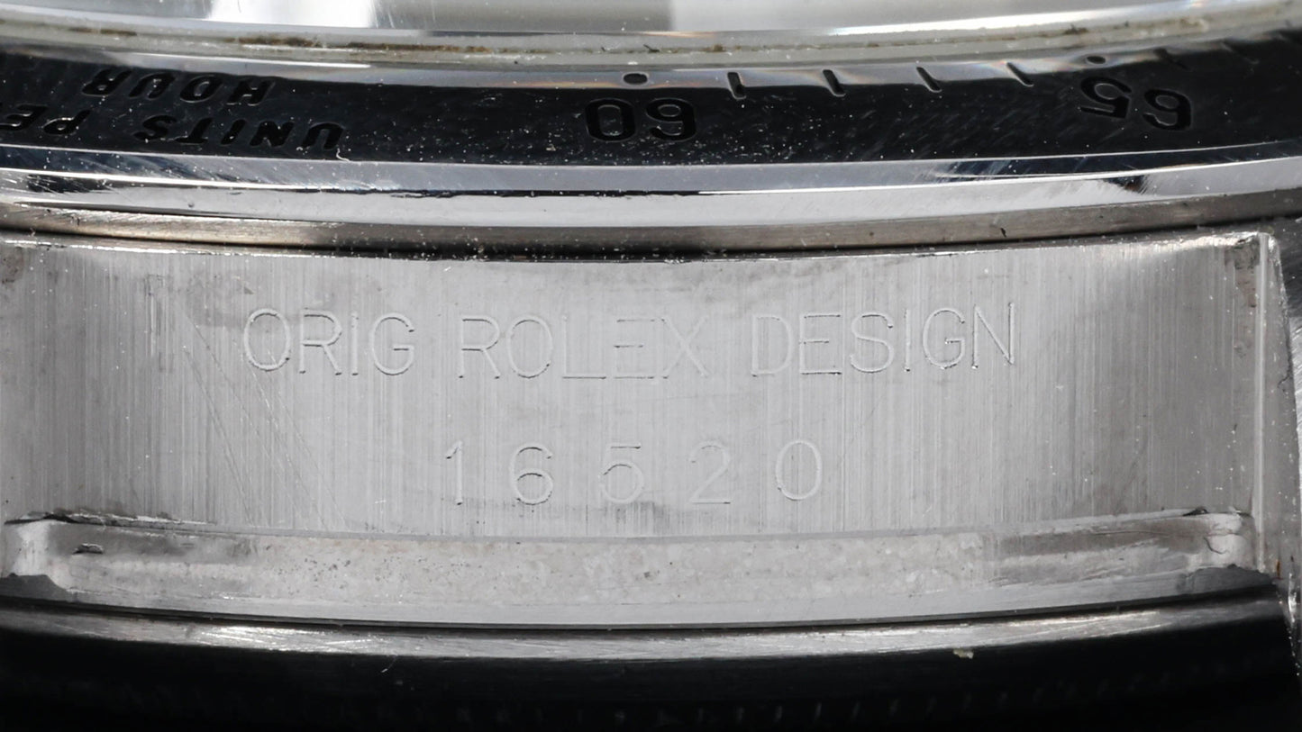 Preowned vintage Rolex Daytona 16520 'Inverted 6' 40mm 1991 | Crown Vintage Watches