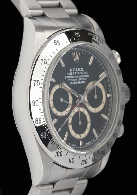 Preowned vintage Rolex Daytona 16520 'Inverted 6' 40mm 1991 | Crown Vintage Watches