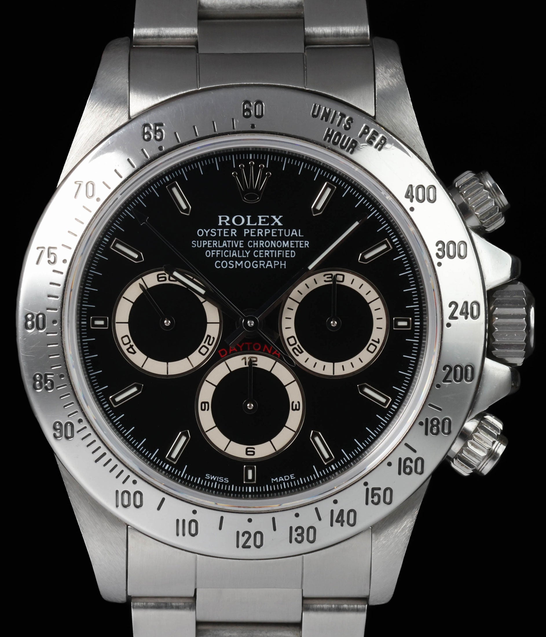Pre-owned vintage Rolex Daytona Cosmograph 16520 'Zenith' 40mm 1991 | Crown Vintage Watches