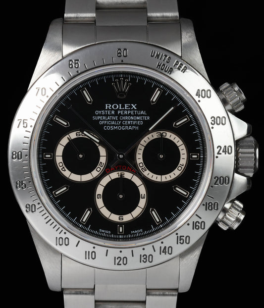 Pre-owned vintage Rolex Daytona Cosmograph 16520 'Zenith' 40mm 1991 | Crown Vintage Watches