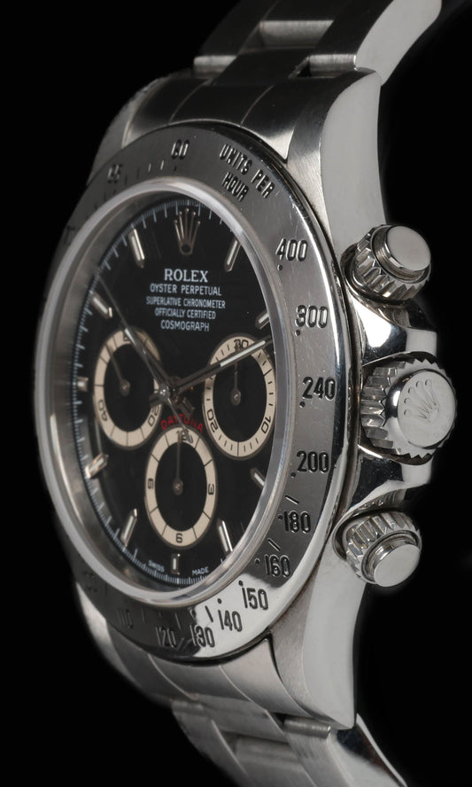Pre-owned vintage Rolex Daytona Cosmograph 16520 'Zenith' 40mm 1991 | Crown Vintage Watches