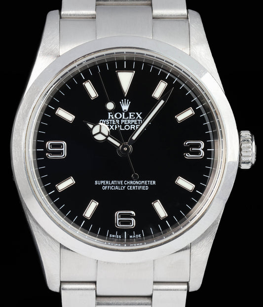 Pre-owned vintage Rolex Explorer I 114270 36mm 2004 | Crown Vintage Watches
