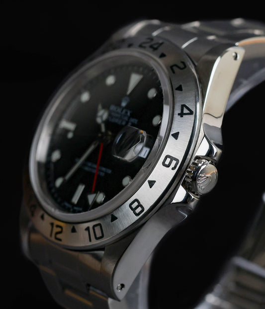 Vintage Rolex Explorer 40MM Black Dial 16570 1991 | Crown Vintage Watches