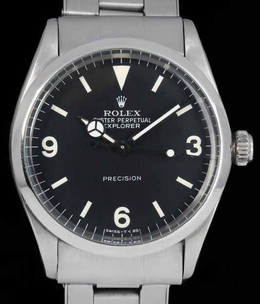 Pre-owned vintage Rolex Explorer 5500 34mm 1960s | Crown Vintage Watches